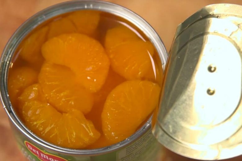 Canned tangerines