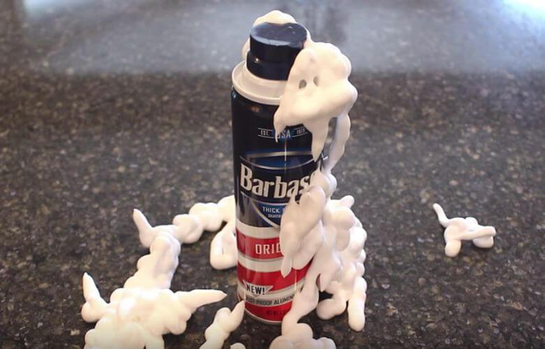 shaving foam
