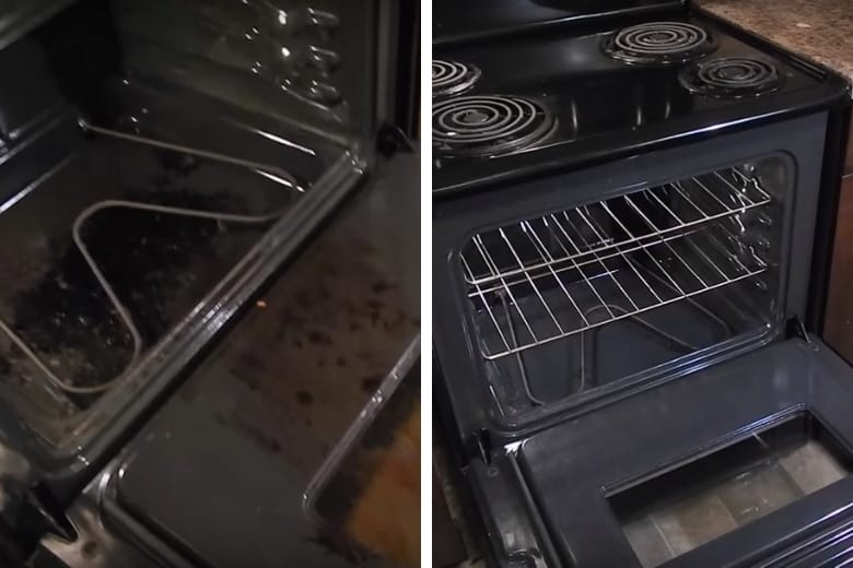 dirty oven