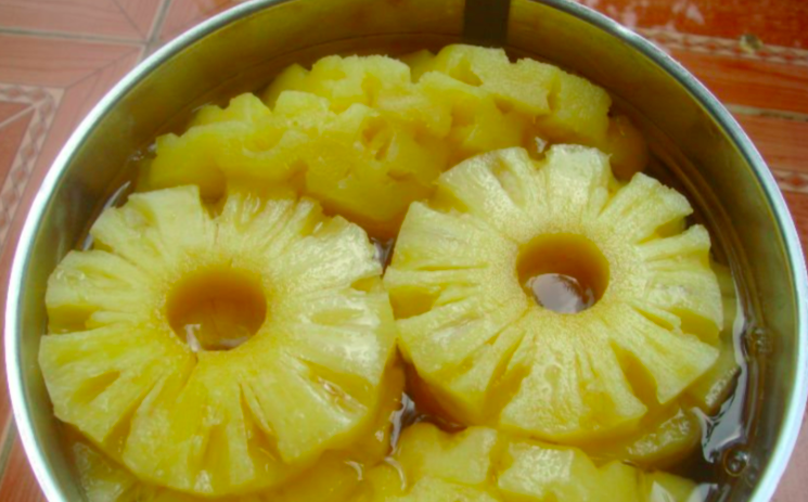 canned fruit