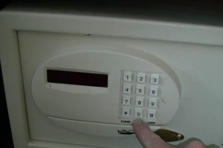 hotel room safe