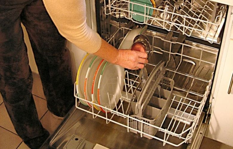 loading the dishwasher