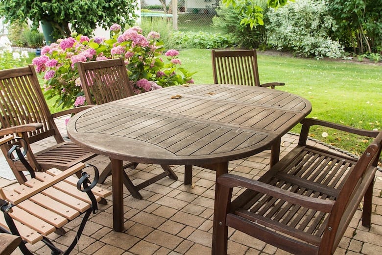 wood patio furniture